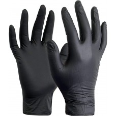 strong black nitrile gloves disposable