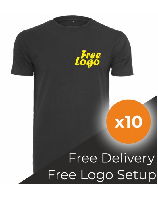 10 x T-Shirt Bundle Deal with FREE Logo for £45