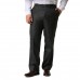 mens business casual trousers black straight leg