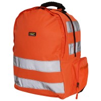 High Vis Orange Bag Utility Backpack 25 Litre Capacity