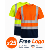 Printed High Visibility Short Sleeve T- Shirt