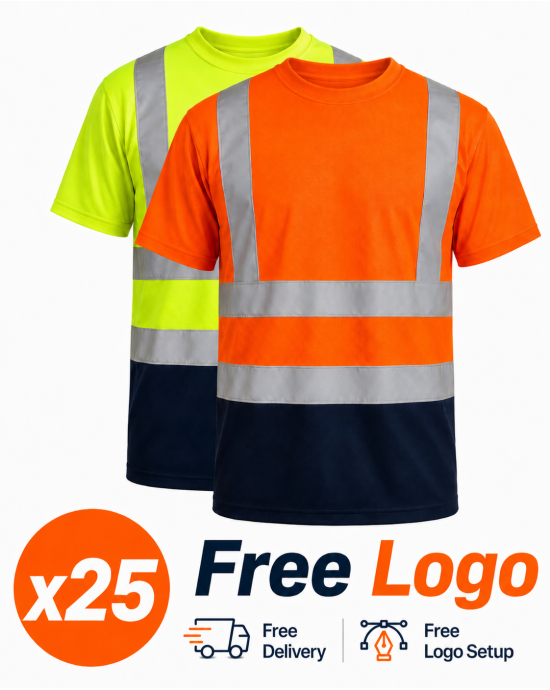 Printed High Visibility Short Sleeve T- Shirt