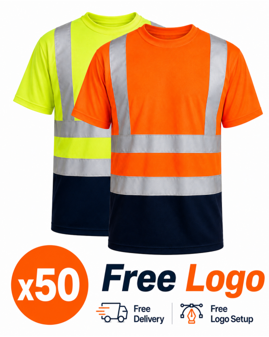 Hi viz Short Sleeve Printed