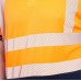 High Vis Orange sleeveless t shirt V-neck