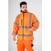 High Visibility Heavy Duty Fleece Jacket – Yellow Orange – EN ISO 20471 Class 2