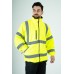 High Visibility Heavy Duty Fleece Jacket – Yellow Orange – EN ISO 20471 Class 2