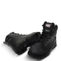 Kapton SBP SR Steel Toe Work Boots - Black