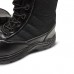 Side profile of Kapton P22 work boots showcasing 22cm ankle height and puncture-proof sole for hazardous environments