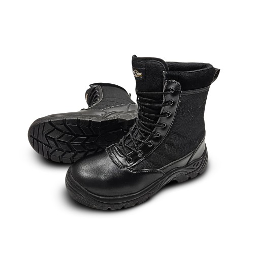 Kapton SBP SR Steel Toe Work Boots - Black