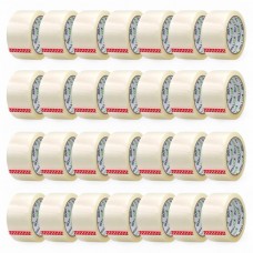 Super Low Noise Clear Packing Tape 50mm x 66m – Front View of Roll