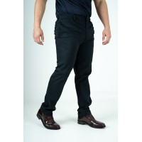 Men’s Elasticated Waist Polycotton Trousers with Draw Cord and Multiple Pockets – Sizes 30" to 50"