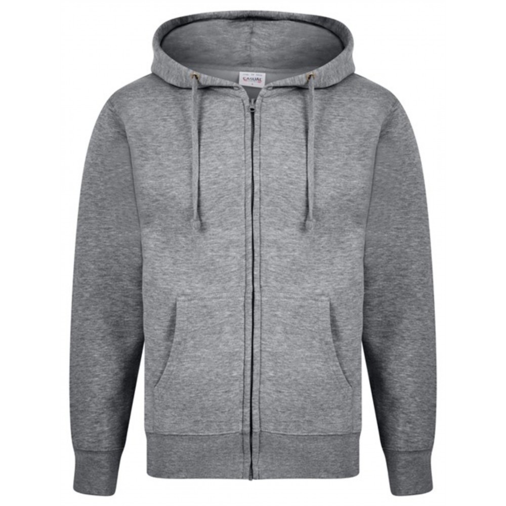 Casual Classics Zip Front Hooded Sweatshirt | Bulk Workwear