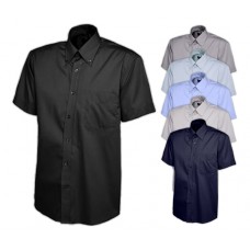 UNEEK® Mens Pinpoint Oxford Half Sleeve Shirt