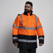 Two Tone Parka Coat