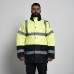 Yellow Two Tone Parka Coat