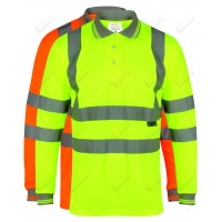 Wholesale kapton® High Visibility Long Sleeve Polo Shirt