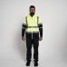 Hi Vis Hoodie Two Tone Zip Up Hooded Sweatshirt Zipped kapton®