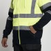 Hi Vis Hoodie Two Tone Zip Up Hooded Sweatshirt Zipped kapton®