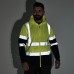Hi Vis Hoodie Two Tone Zip Up Hooded Sweatshirt Zipped kapton®