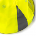 Yellow Hi Visibility Baseball Cap with Breathable Fabric and Reflective Bands