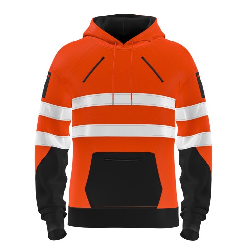Black high visibility hoodie new arrivals