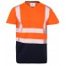 High Visibility orange rail RIS TOM  t shirt V-neck