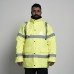 High Vis Waterproof Safety Parka Coat kapton® High Vis Yellow Waterproof Safety Parka