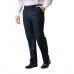 black work trousers polyester viscose blend