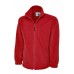Red Full Zip Micro Fleece Jacket